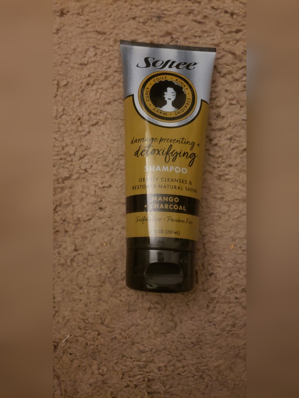 Softee Damage Preventing + Detoxifying Shampoo - Mango Charcoal